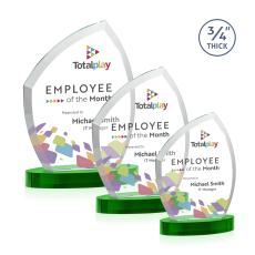 Daltry VividPrint Award on Alberton Base - Green - New Items