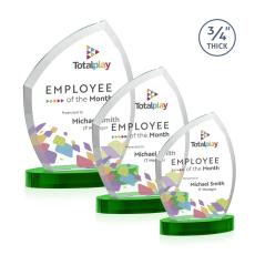 Daltry VividPrint Award on Alberton Base - Green - New Items