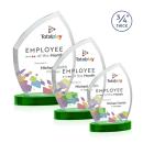 Daltry VividPrint&trade; Award on Alberton Base - Green