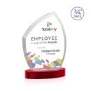 Daltry VividPrint&trade; Award on Alberton Base - Red