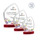 Daltry VividPrint&trade; Award on Alberton Base - Red