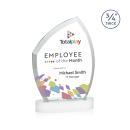 Daltry VividPrint&trade; Award on Alberton Base - White