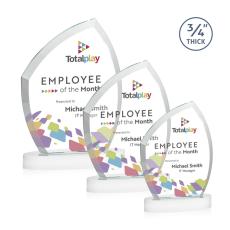 Daltry VividPrint Award on Alberton Base - White - New Items