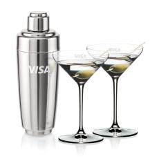 Pescara Shaker & RIEDEL Martini Set - Martini Glasses