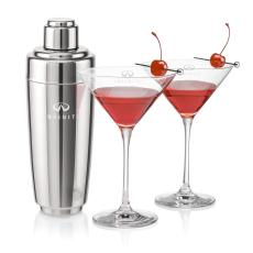 Pescara Shaker & Santiago Martini Set - Barware