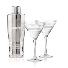 Genoa Shaker & Connoisseur Martini Set - Corporate Gifts