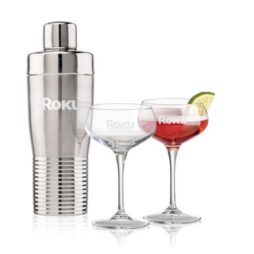 Corporate Gifts - Barware - Glasses Sets - Genoa Shaker & Mixology Cocktail Set