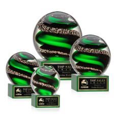 Product Image of Zodiac Award on Hancock Base - Green