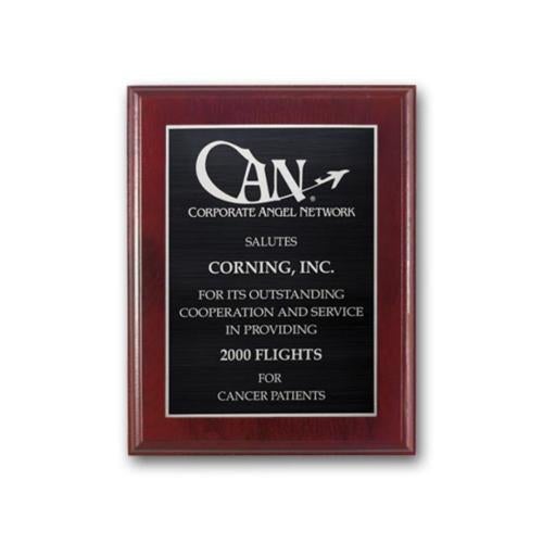 Plaque Awards - Retirement Plaques - Etch/Antiqued Plaq - Mahogany