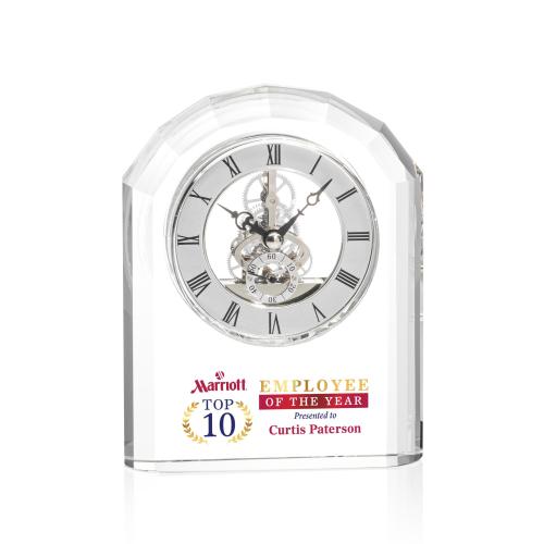 Recognition Awards - Crystal Awards - Birkdale VividPrint&trade; Clock