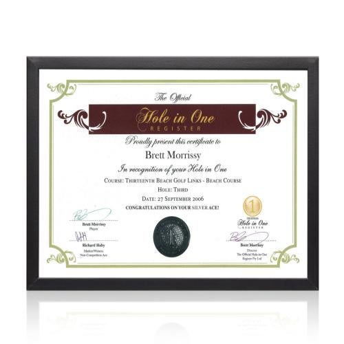 Metropolitan Certificate Frame Plaque Awards - Certificate Frames - Metropolitan Certificate Frame