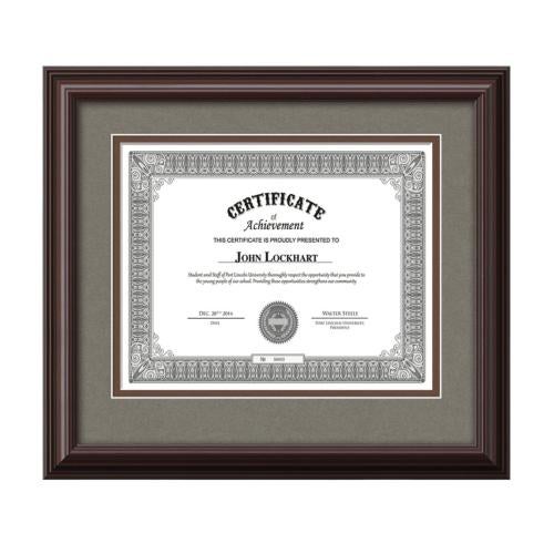 Cottingham - Mahogany Plaque Awards - Certificate Frames - Cottingham - Mahogany