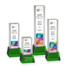 Robson VividPrint Award on Base - Green - Full Color Awards