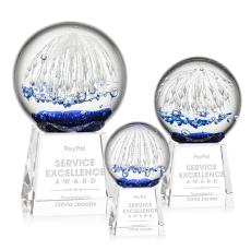 Starburst Glass Award on Fortino Base - Clear