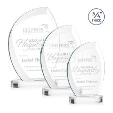 Wichita Award on Alberton Base - Clear - Flame Awards