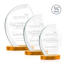 Wichita Award on Alberton Base - Amber - New Items