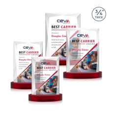 Messina VividPrint Award on Alberton - Red - Full Color Awards