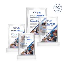 Messina VividPrint Award on Alberton Base - White - Recognition Awards