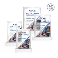 Messina VividPrint Award on Alberton Base - White - Full Color Awards