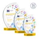 Wichita VividPrint&trade; Award on Alberton Base - Gold