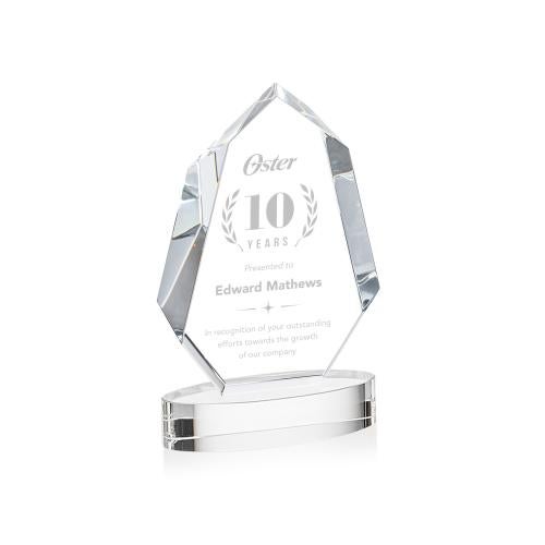 Recognition Awards - Crystal Awards - Norwood Award on Alberton Base - Clear