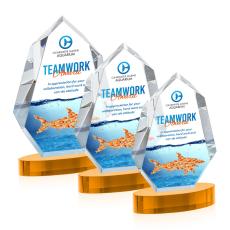 Norwood VividPrint Award on Alberton Base - Amber - Full Color Awards