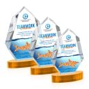 Norwood VividPrint&trade; Award on Alberton Base - Amber