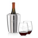 Pescara Wine Cooler & RIEDEL Stemless Wine Set