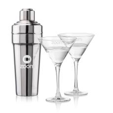 Milano Shaker & Connoisseur Martini Set - Martini Glasses