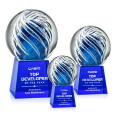 Genista Glass Award on Fortino Blue