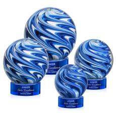Naples Award on Stanrich Base - Blue - Recognition Awards