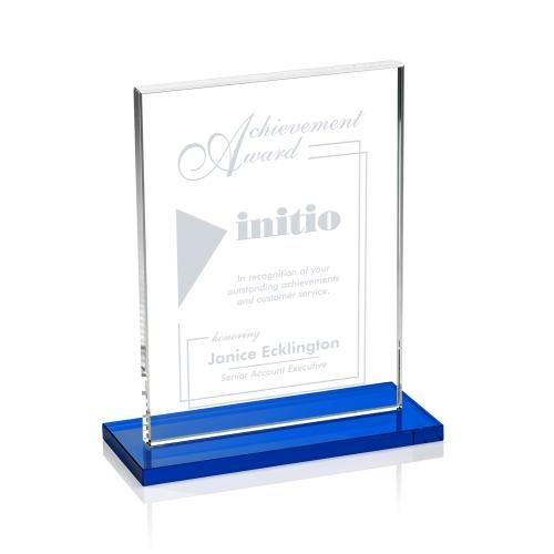 Recognition Awards - Crystal Awards - Emperor Award - Blue (Vert)