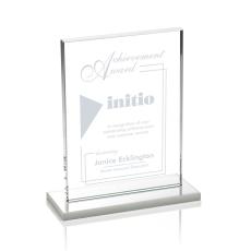 Emperor Award - White (Vert)  - Rectangle Awards
