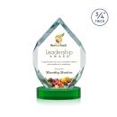 Royal Diamond  VividPrint&trade; Award on Alberton Base - Green