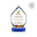 Royal Diamond VividPrint&trade; Award on Alberton Base - Blue