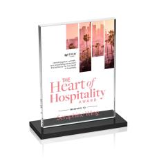 Emperor VividPrint Award - Black (Vert) - Rectangle Awards