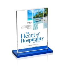 Emperor VividPrint Award - Blue (Vert) - Recognition Awards