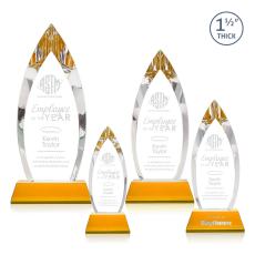 Fortier Award on Entwhistle Base - Amber - New Items