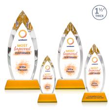 Fortier VividPrint Award on Entwhistle Base - Amber - New Items
