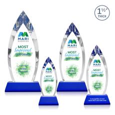 Fortier VividPrint Award on Entwhistle Base - Blue - Full Color Awards