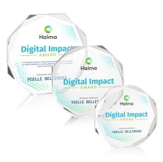 Acadian VividPrint Award - Clear - Years of Service Awards