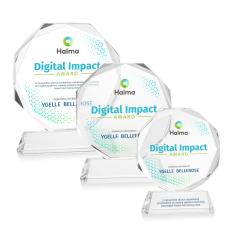 Acadian VividPrint Award on Newhaven Base - Clear - Real Estate Awards