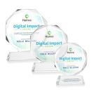 Acadian VividPrint&trade; Award on Newhaven Base - Clear