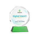 Acadian VividPrint&trade; Award on Newhaven Base - Green