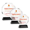 Acadian VividPrint&trade; Award on Newhaven Base - Black