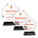 Acadian VividPrint&trade; Award on Newhaven Base - Black