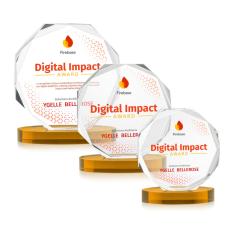 Acadian VividPrint Award on Alberton Base - Amber - Real Estate Awards