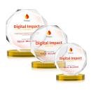 Acadian VividPrint&trade; Award on Alberton Base - Gold