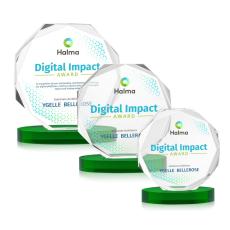 Acadian VividPrint Award on Alberton Base - Green - Real Estate Awards