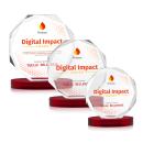 Acadian VividPrint&trade; Award on Alberton Base - Red